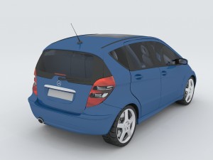 vehicles - mercedes-benz bmw volkswagen audi car 96 3D Модель