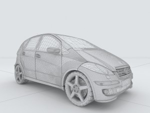 vehicles - mercedes-benz bmw volkswagen audi car 96 3D Модель
