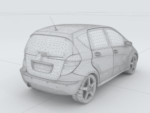 vehicles - mercedes-benz bmw volkswagen audi car 96 3D Модель