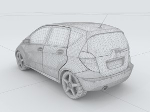vehicles - mercedes-benz bmw volkswagen audi car 96 3D Модель