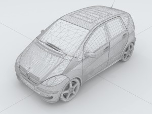 vehicles - mercedes-benz bmw volkswagen audi car 96 3D Модель