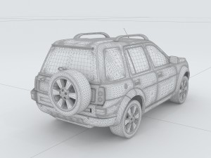vehicles - mercedes-benz bmw volkswagen audi car 98 3D Модель