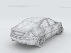 vehicles - mercedes-benz bmw volkswagen audi car 99 3D Model