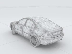 vehicles - mercedes-benz bmw volkswagen audi car 99 3D Model