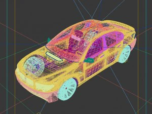 vehicles - mercedes-benz bmw volkswagen audi car 101 3D Model