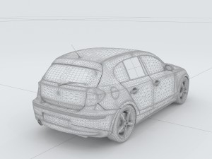 vehicles - mercedes-benz bmw volkswagen audi car 102 3D 模型