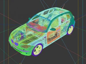 vehicles - mercedes-benz bmw volkswagen audi car 102 3D Model
