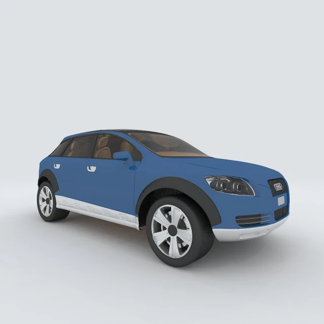 vehicles - mercedes-benz bmw volkswagen audi car 103 3D Model .c4d .max .obj .3ds .fbx .stl .blend