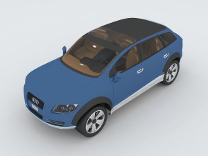 vehicles - mercedes-benz bmw volkswagen audi car 103 3D Модель