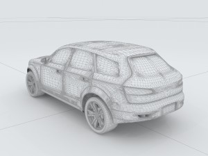 vehicles - mercedes-benz bmw volkswagen audi car 103 3D Модель