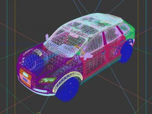 vehicles - mercedes-benz bmw volkswagen audi car 103 3D Model