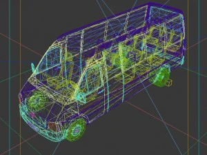 vehicles - mercedes-benz bmw volkswagen audi car 105 3D Model