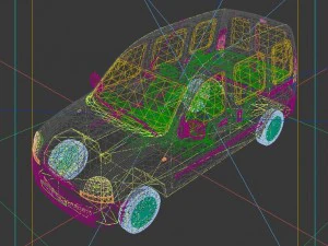vehicles - mercedes-benz bmw volkswagen audi car 108 3D Model