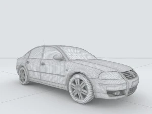 vehicles - mercedes-benz bmw volkswagen audi car 128 3D Model