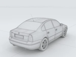 vehicles - mercedes-benz bmw volkswagen audi car 128 3D Model