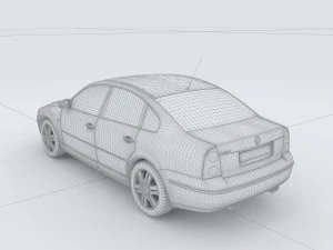 vehicles - mercedes-benz bmw volkswagen audi car 128 3D Model