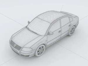 vehicles - mercedes-benz bmw volkswagen audi car 128 3D Model