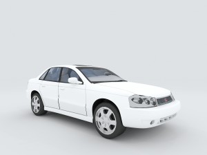vehicles - mercedes-benz bmw volkswagen audi car 129 3D Model