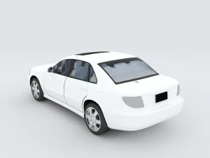 vehicles - mercedes-benz bmw volkswagen audi car 129 3D Model