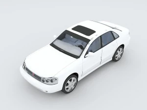 vehicles - mercedes-benz bmw volkswagen audi car 129 3D Model