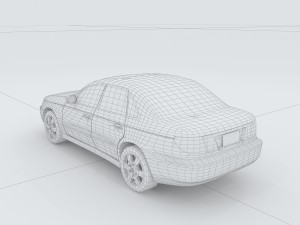 vehicles - mercedes-benz bmw volkswagen audi car 129 Modello 3D