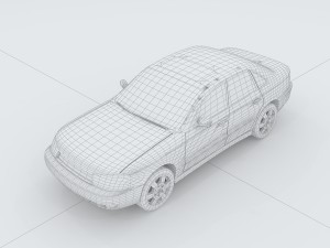vehicles - mercedes-benz bmw volkswagen audi car 129 Modello 3D