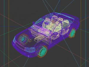 vehicles - mercedes-benz bmw volkswagen audi car 129 3D Model