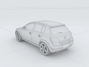 vehicles - mercedes-benz bmw volkswagen audi car 130 3D Model