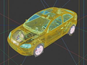 vehicles - mercedes-benz bmw volkswagen audi car 131 3D Model