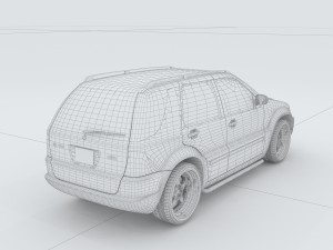 vehicles - mercedes-benz bmw volkswagen audi car 133 Model 3D