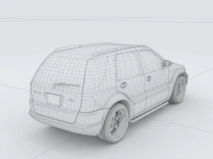 vehicles - mercedes-benz bmw volkswagen audi car 133 3D Model