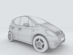 vehicles - mercedes-benz bmw volkswagen audi car 134 Modello 3D