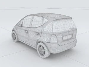vehicles - mercedes-benz bmw volkswagen audi car 134 3D Model