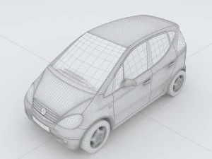 vehicles - mercedes-benz bmw volkswagen audi car 134 3D Model