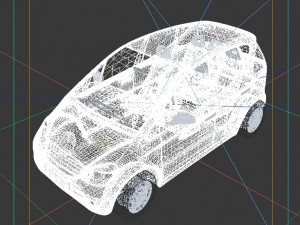 vehicles - mercedes-benz bmw volkswagen audi car 134 Modello 3D
