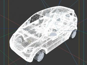 vehicles - mercedes-benz bmw volkswagen audi car 134 3D Model
