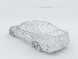 vehicles - mercedes-benz bmw volkswagen audi car 137 3D Model