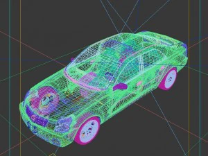 vehicles - mercedes-benz bmw volkswagen audi car 137 3D Model