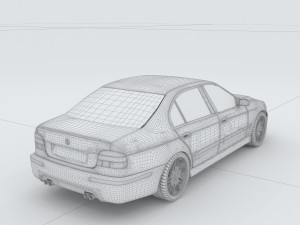 vehicles - mercedes-benz bmw volkswagen audi car 138 Modello 3D