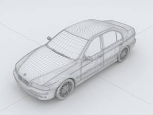 vehicles - mercedes-benz bmw volkswagen audi car 138 Modello 3D