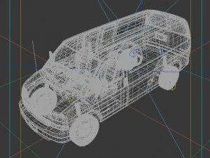 vehicles - mercedes-benz bmw volkswagen audi car 139 3D Model