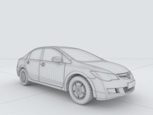 vehicles - mercedes-benz bmw volkswagen audi car 144 3D Model