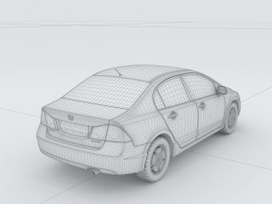 vehicles - mercedes-benz bmw volkswagen audi car 144 3D Model
