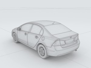 vehicles - mercedes-benz bmw volkswagen audi car 144 3D Model