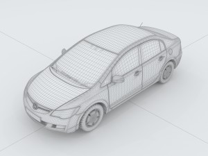 vehicles - mercedes-benz bmw volkswagen audi car 144 3D Model