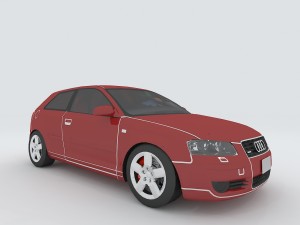 vehicles - mercedes-benz bmw volkswagen audi car 148 3D Model