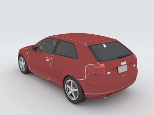 vehicles - mercedes-benz bmw volkswagen audi car 148 3D Model