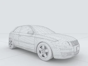 vehicles - mercedes-benz bmw volkswagen audi car 148 3D Model