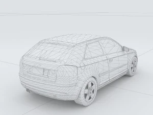 vehicles - mercedes-benz bmw volkswagen audi car 148 3D Model
