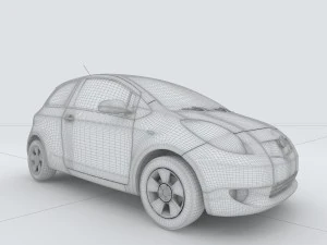 vehicles - mercedes-benz bmw volkswagen audi car 155 3D Model